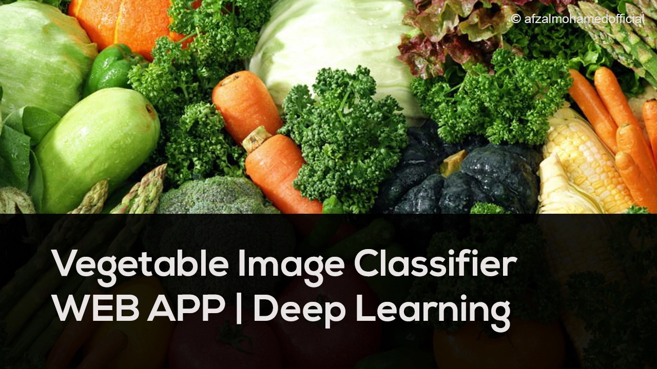 Vegetable Image Classifier Web App Project